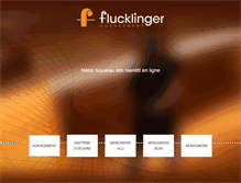 Tablet Screenshot of flucklinger.com
